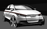 Audi A2 concept makes its drawing board debut