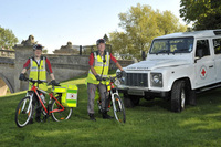 Cycle Response Units debut at Land Rover Burghley Horse Trials