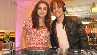 Johnny Borrell and Tali Lennox