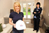 Kerrie Vernon with Taylor Wimpey Sales Executive Zoe Bates at The Pastures development in Hoo, Kent.