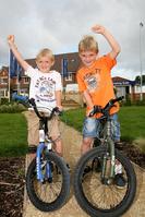 Staffordshire family get on their bikes at The Willows in Stone
