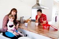 Family stick with Redrow as they trade up for more space