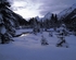 Leutasch river in Austria