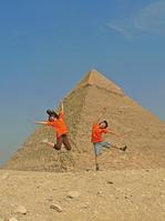 Family half-term fun with Feluccas and Pyramids