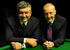 Snooker legends John Parrott and Steve Davis