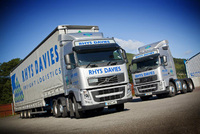 Volvo’s whole life costs impress Rhys Davies Freight Logistics