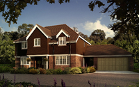 Taylor Wimpeys exclusive Bracken Gate development in Crowborough.