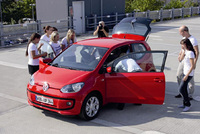 Volkswagen up!LOAD: the small car is very large indeed!