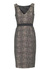 V-Neck Sleeveless Jacquard Dress