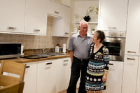 Downsizing couple find space they crave in a Redrow apartment