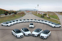 Audi A1 e-trons make all the right connections in Munich