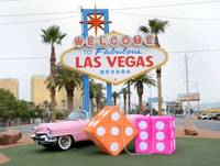Las Vegas sets world record for largest fuzzy dice