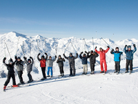 School trips are the most popular entry route to skiing