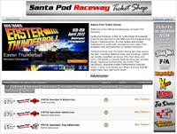 New Santa Pod ticket shop goes live - Click, print and arrive in 2012!