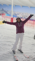 Dame Kelly Holmes hits the slopes running