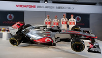 Jenson Button and Lewis Hamilton unveil new McLaren MP4-27