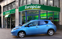 Nissan LEAF joins the daily rental market with Europcar