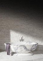 Calacatta Viola Honed Marble Vesta Bath