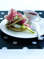 Parma-Maple Breakfast Pancakes