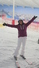 Kelly Holmes on the Snow!