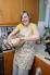 Launa back baking in the kitchen