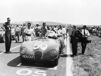 Stirling to drive GP-winning Jaguar at Donington Historic Festival