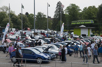 Fords on display