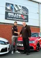 Tom Onslow Cole signs to Milltek