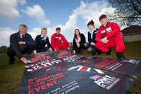 Taylor Wimpey falls from the sky at Melksham Party in the Park