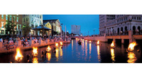 100 bonfires light up Providence's WaterFire Festival