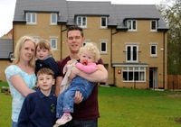 Family is the first to take up residence at new homes development