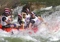 Whitewater rafters