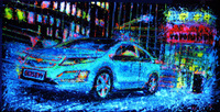 Chevrolet Volt lights up London