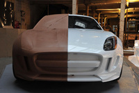 Jaguar C-X16 clay model comes to life at Clerkenwell Design Week