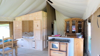 Safari Tent interior