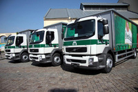 Pilsner beer distributed with Volvo FL trucks in the Czech Republic