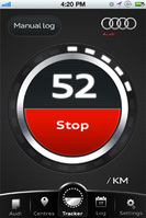 Audi Mileage Tracker App