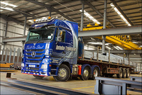 Steel haulier’s V8 Actros have the power to please