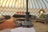 Inside the Yurt