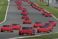 Scarlet fever at Silverstone Classic