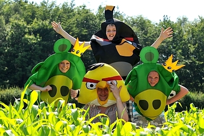 Stuart Beare creator of the Tulleys Farm Angry Birds Maize Maze