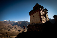 Mountain bike adventure in the Himalayas of Nepal