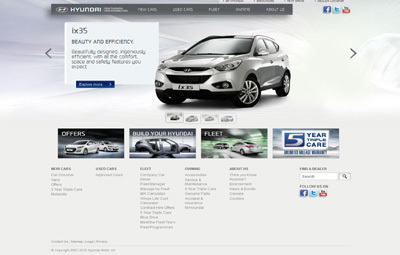 Hyundai media site