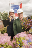 Beechbrook Park winter hanging baskets event