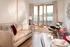 Living area and balcony