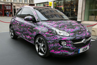 Vauxhall ADAM exhibited at London Fashion Week