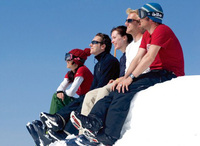 Group ski and snowboard holidays