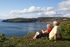 Autumn afternoon at Riviera Bay park in Brixham, Devon