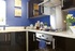 The chic show apartment kitchen at Flaxton Court