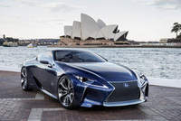 Lexus LF-LC Blue shines down under